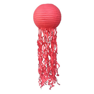 Παιδική Μπομπονιέρα Γοργόνας 10" Πτυσσόμενη χάρτινη μέδουσα Μωβ μπλε μέντα για βάπτιση μωρού για ντεκόρ γενεθλίων