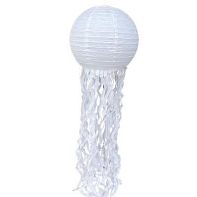 Παιδική Μπομπονιέρα Γοργόνας 10" Πτυσσόμενη χάρτινη μέδουσα Μωβ μπλε μέντα για βάπτιση μωρού για ντεκόρ γενεθλίων