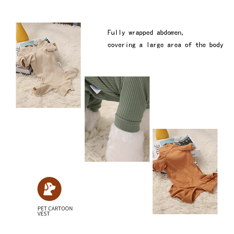 Kombinezon za pse Četveronožne kombinezone s ispisanim crtežima Pidžame Mali srednji psi Odjeća Kućni ljubimac Štene Mačka Pas Prsluk Odjeća