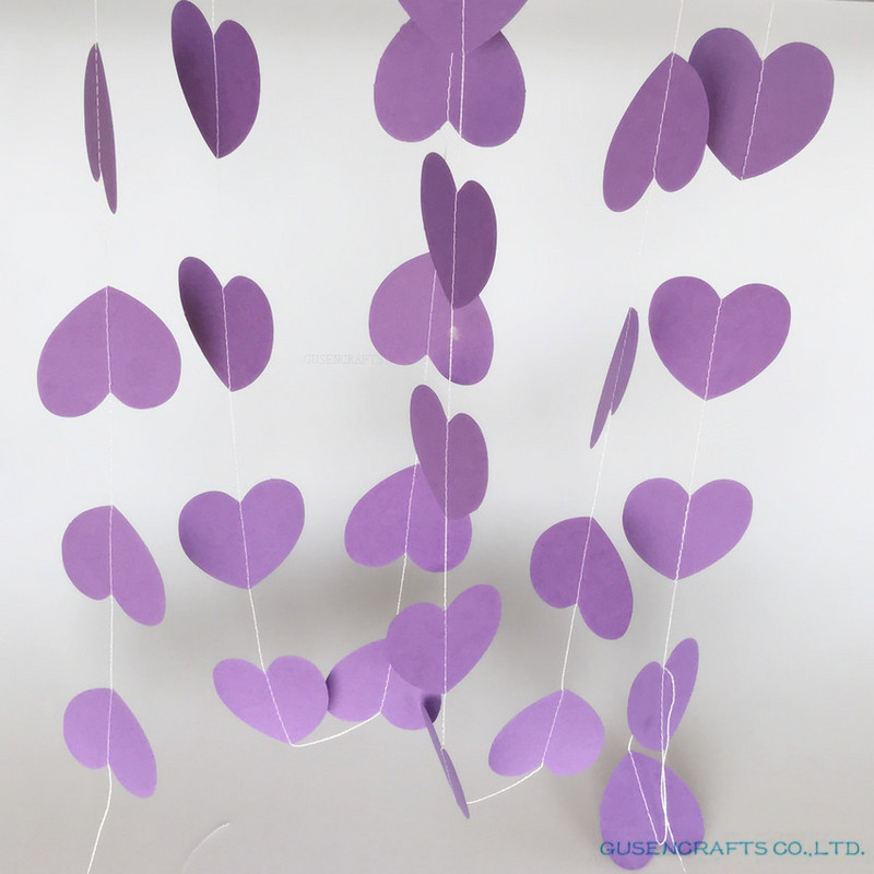 südamekujulised paberist vanikud 4M värviline punt Kodu Pulmapeo bänner Rippuv Paber Garland Duširuumi uksekaunistus