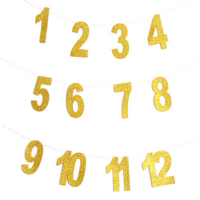 Mazuļa 1. dzimšanas dienas zēns meitenes 12 mēnešu fotoreklāmkarogs Viena gada ballītes fotogrāfija Bunting Garland Bērnu pirmās dzimšanas dienas zēna ballītes noformējums