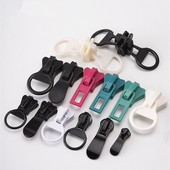 1db 20# Zipper Silder for Resin Zip Down Jacket Sátor cipzárok Fejlehúzó Barkács ruházatjavító tartozék