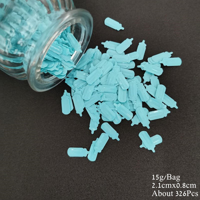 15 g Kūdikių dušo staliuko konfeti blizgučiai Tai berniukas, mergaitė 1-ojo gimtadienio vakarėlis, vežimėlio butelis Angelas Krikštas Lytis Atskleidžianti puošmena