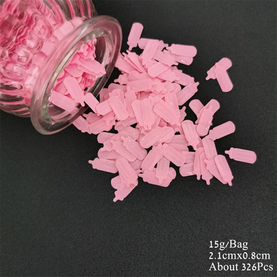 15 g Kūdikių dušo staliuko konfeti blizgučiai Tai berniukas, mergaitė 1-ojo gimtadienio vakarėlis, vežimėlio butelis Angelas Krikštas Lytis Atskleidžianti puošmena