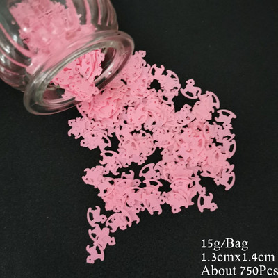 15 g Kūdikių dušo staliuko konfeti blizgučiai Tai berniukas, mergaitė 1-ojo gimtadienio vakarėlis, vežimėlio butelis Angelas Krikštas Lytis Atskleidžianti puošmena