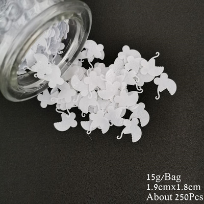 15 g Kūdikių dušo staliuko konfeti blizgučiai Tai berniukas, mergaitė 1-ojo gimtadienio vakarėlis, vežimėlio butelis Angelas Krikštas Lytis Atskleidžianti puošmena