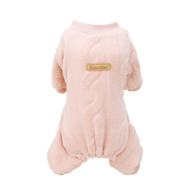 Lână haine calde pentru animale de companie, toamnă iarnă, salopetă pentru câini, pijamale pentru câini de talie mică, bichon pomeranian, salopete pentru cățeluș