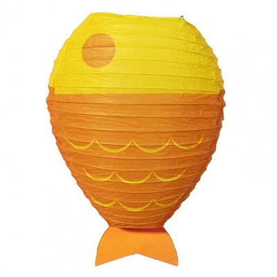 Radoša multfilma Zivs formas papīra laternas dzimšanas dienas ballīte bērnudārza okeāna pasaule citplanētiešu pašdarināts roku darbs papīra laternas ballītes dekors