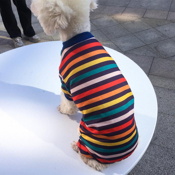 Носени летни дрехи за кучета Облекло за кучета Моден гащеризон Затопляйте Топла пижама за домашни любимци с четири крака