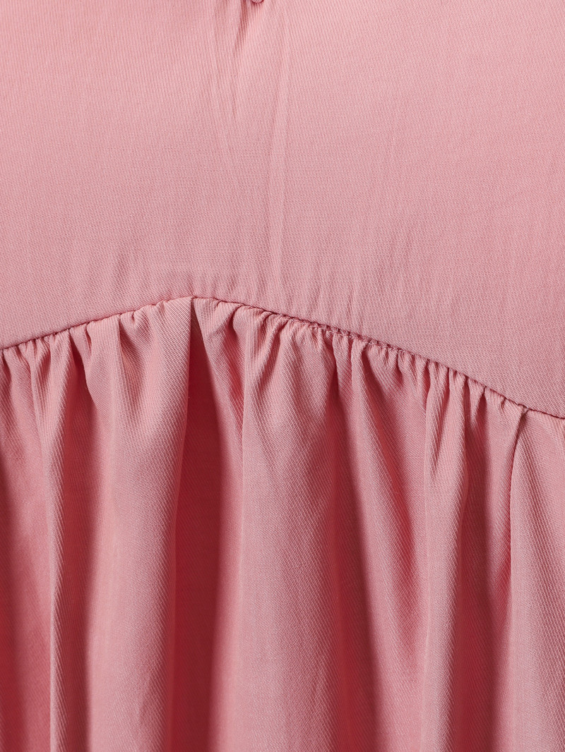 „Finjani“ rožinė palaidinė Mielos mielos vasaros viršutinės 2023 m. mados V formos iškirptės elegantiškos plius dydžio moteriškos palaidinės