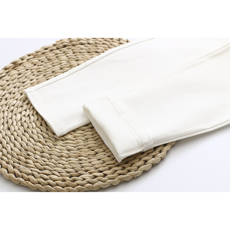 Liela izmēra Commuter deviņu punktu bikses sievietēm baltas bikses sievietēm Profesionālas Straight Slim Bija plānas un elpojošas, elastīgas C