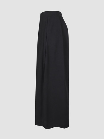 Finjani Plus Size Γυναικείο μασίφ παντελόνι με φαρδύ πόδι Ψηλόμεση ελαστική μέση ίσιο παντελόνι μόδας Casual μακρύ παντελόνι