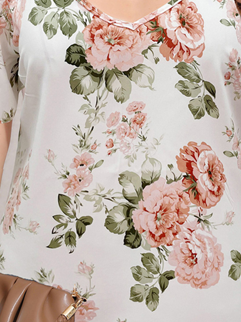 Finjani Plus Size Naiste Print Cami Top 2022 Suvine seksikas seljata lühikeste varrukatega rippuv kleit T-särk