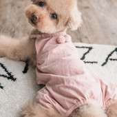 Nyári Cotton Kutya Ruhák Jumpsuit Overall Nyomtatók Háziállatok Pizsama Nadrágok Pomerániai Máltai Bichon Uszkár Schnauzer Ruházat