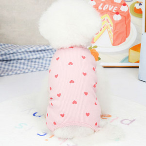 Cotton Dog Pizsama Kutyaruházat Aranyos mintás fehér póló Pulóver Jumpsuit Pizsama kis kutyáknak Kisállat ing Overall Yorkshire PJS