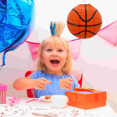 3 tk Ornament Kokkupandavad Paberlaternad Pesapalli kaunistused Korvpallimatš Sünnipäevapidu Sport Riputamine