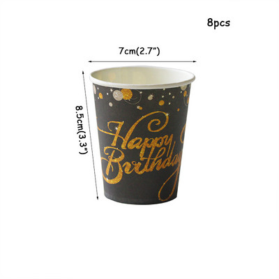 1 σετ 30 40 50 60 χάρτινο πανό Διακοσμήσεις για πάρτι γενεθλίων Γιρλάντα ενηλίκων Επέτειος γενεθλίων ενηλίκων Επέτειος 30 ετών Μαύρες σημαίες