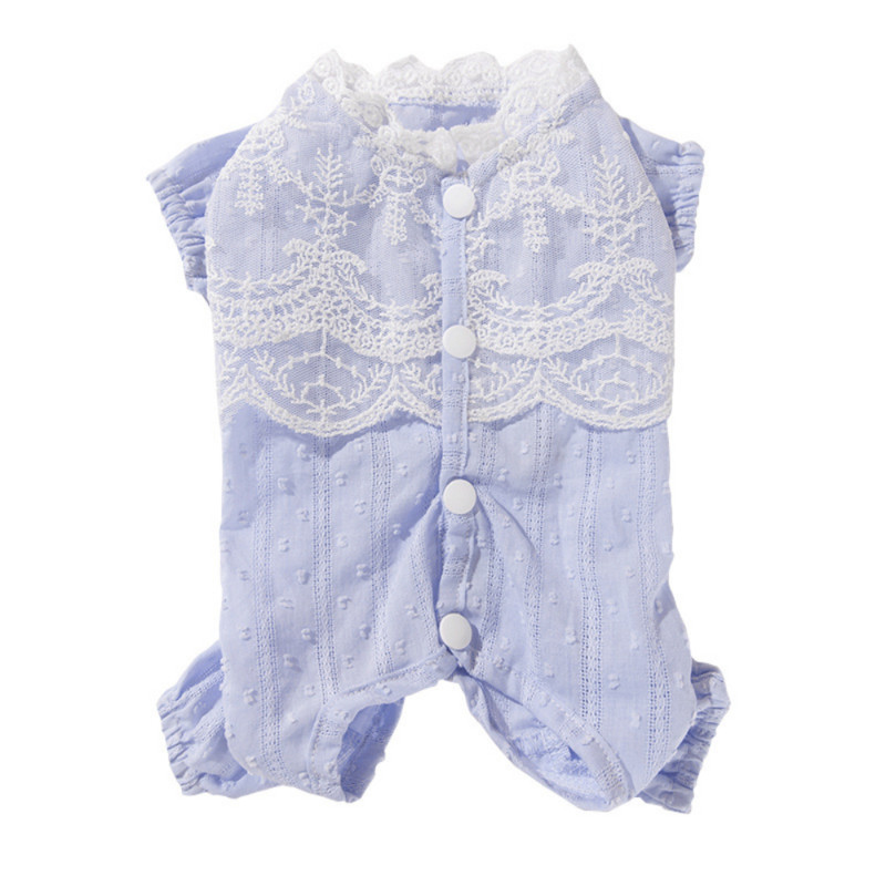 Mažas šuns kombinezonas Vasaros pavasario šuniukas mados pižamos katės Mieli minkšti marškinėliai augintiniui Mieli dizainerio drabužiai Čihuahua maltietiški jorkiečiai