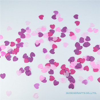 1500 τμχ Χαρτί χαρτομάντιλο διακόσμησης γάμου Καρδιές ουράνιο τόξο Κομφετί/μπομπονιέρες/Πολύχρωμα