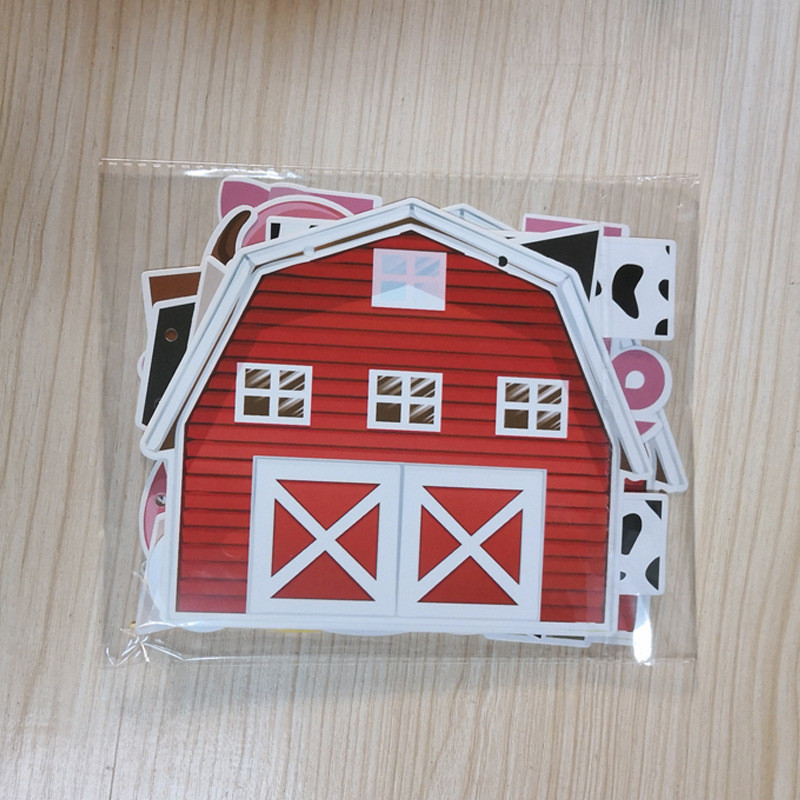 Lauku saimniecības tēma daudz laimes dzimšanas dienā ar uzrakstu reklāmkarogs, velkams karogs, bērnu diena, bērnu duša, rotājums kūts vējdzirnavu dzīvnieks