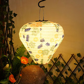 Nylon napelemes lámpás horgos kültéri lámpás vízálló, beépített akkumulátoros automatikus világítás otthoni kerti dekorációhoz