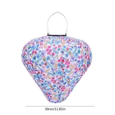 Nylon napelemes lámpás horgos kültéri lámpás vízálló, beépített akkumulátoros automatikus világítás otthoni kerti dekorációhoz