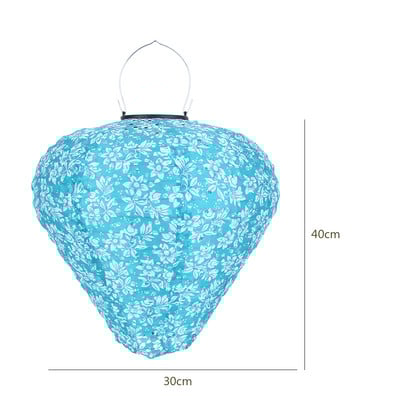 Nylon napelemes lámpás horgos kültéri lámpás vízálló, beépített akkumulátoros automatikus világítás otthoni kerti dekorációhoz