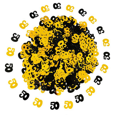 15 g juodo aukso skaitmeninis gimtadienio konfeti 20 30 40-ojo gimtadienio vakarėlio stalas su blizgučiais, pasidaryk pats, dekoratyviniai dirbiniai