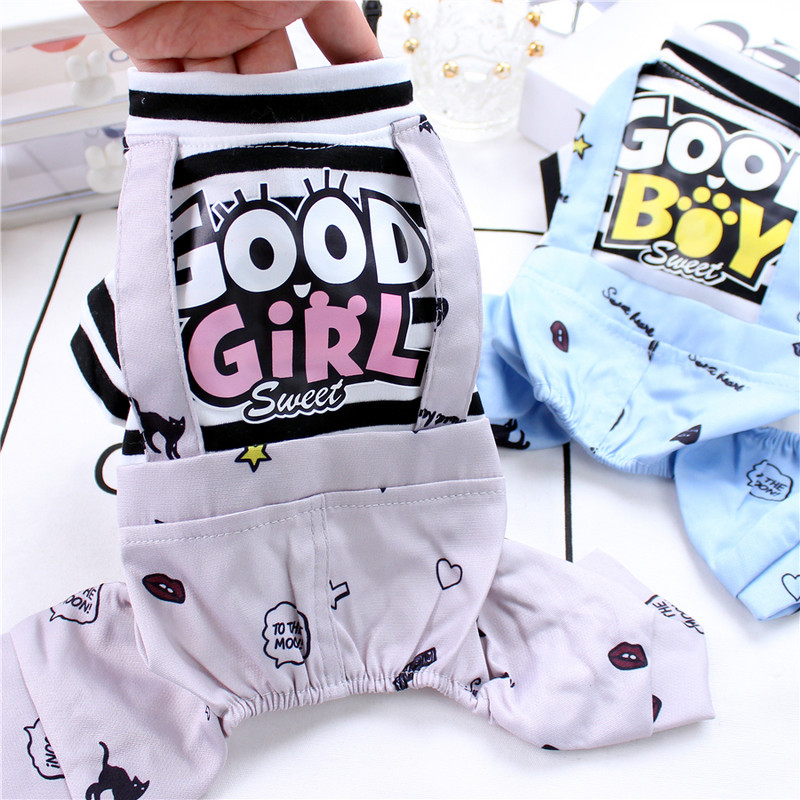 Dryžuoti šunų drabužiai Keturkojų naminių gyvūnėlių drabužiai 2022 m. pavasaris ir vasara ruduo Naujausi dryžuoti kombinezonai šunims, naminių gyvūnėlių kombinezonai