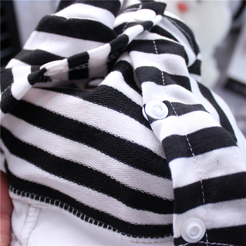 Dryžuoti šunų drabužiai Keturkojų naminių gyvūnėlių drabužiai 2022 m. pavasaris ir vasara ruduo Naujausi dryžuoti kombinezonai šunims, naminių gyvūnėlių kombinezonai