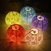 Svētku noformējums Laternas Ķiršu ziedu apaļas laternas bērniem Pārnēsājamas laternas Mājas ballīšu rotājumi