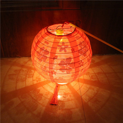 Svētku noformējums Laternas Ķiršu ziedu apaļas laternas bērniem Pārnēsājamas laternas Mājas ballīšu rotājumi