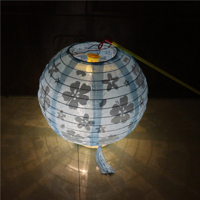 Svētku noformējums Laternas Ķiršu ziedu apaļas laternas bērniem Pārnēsājamas laternas Mājas ballīšu rotājumi