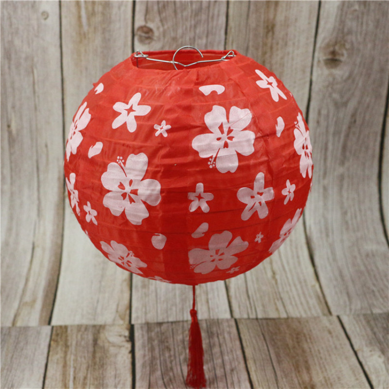 Svētku noformējums Laternas Ķiršu ziedu apaļas laternas bērniem Pārnēsājamas laternas Mājas ballīšu rotājumi