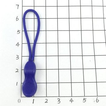 10 бр. Висококачествен черен PVC кабел за издърпване на цип Въже с цип Изтегляч за издърпване на въже End Fit Fixer за етикети на въже Zip Cord за чанти за дрехи