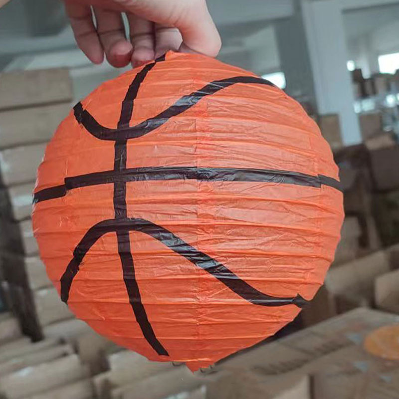 Petrecere tematică fotbal Diy Lantern din hârtie Pliabil manual Lantern din hârtie Abajur pentru copii Accesorii pentru petrecerea de aniversare Jucării pentru băieți