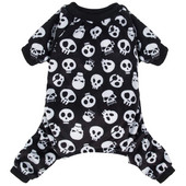 Koponya Kutya Pizsama Jelmezek Kisállatruhák Macskaruházat Ingek Téli Ünnep Jumpsuit Pjs Outfitek Chihuahua Yorkie kutyusoknak