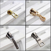 5 bucăți 3# seturi de reparații pentru fermoar perlat, tragere pentru fermoar Glisor cu fermoar metalic, cap de fermoar, accesorii pentru îmbrăcăminte, geantă și valiză, haine, 6