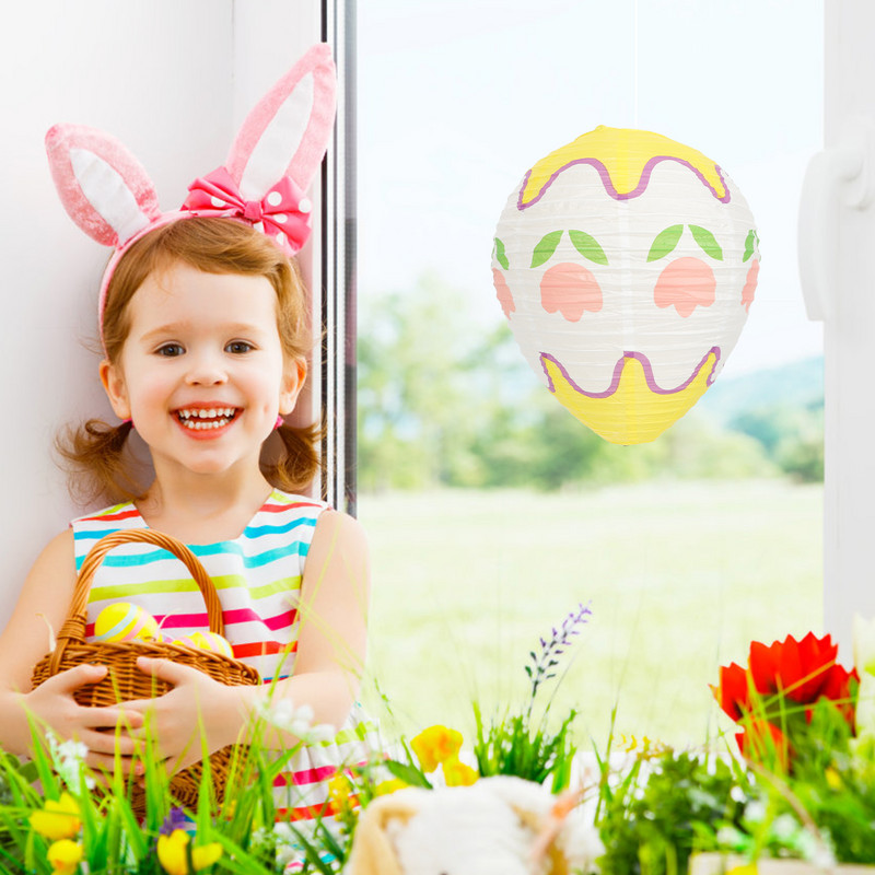 Velykų kabantis ornamentas rankų dekoras Kinų japonų žibintai Kinų dekoras Velykų žibintas kabantis lempa Velykų kabantis žibintas