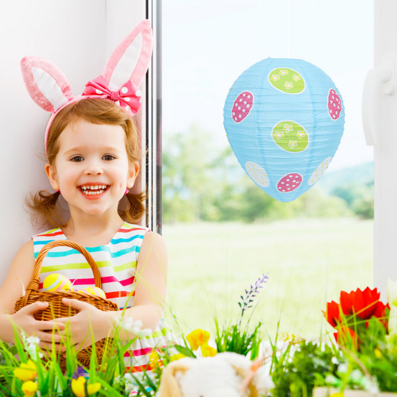 Velykų kabantis ornamentas rankų dekoras Kinų japonų žibintai Kinų dekoras Velykų žibintas kabantis lempa Velykų kabantis žibintas