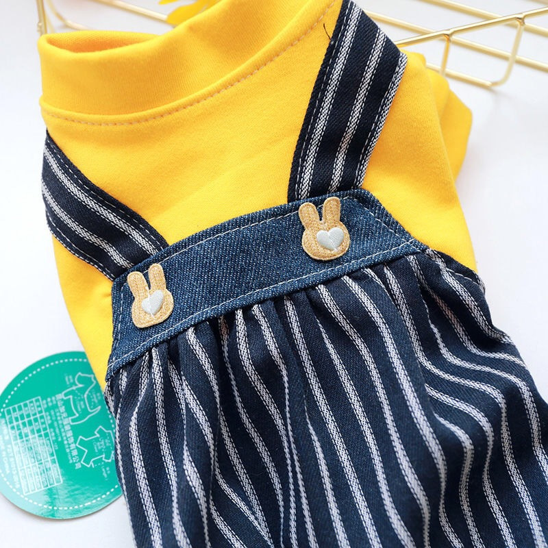 Salopetă de iepure din denim pentru câine mic, mijloc, vară, primăvară, animal de companie, salopetă cu patru picioare, trening, cămașă, îmbrăcăminte, chihuahua, Shih Tzu, mărfuri