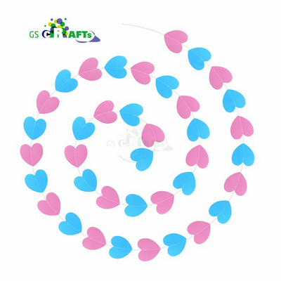 4 metri inimă puncte hârtie Steagul Petrecere ghirlandă clopoțel decor Banner Bunting pentru ziua de naștere eveniment de nuntă