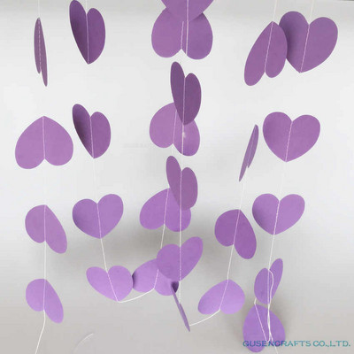 4 metri inimă puncte hârtie Steagul Petrecere ghirlandă clopoțel decor Banner Bunting pentru ziua de naștere eveniment de nuntă