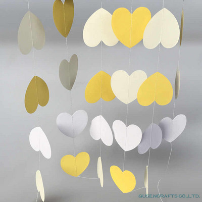 4 metri inimă puncte hârtie Steagul Petrecere ghirlandă clopoțel decor Banner Bunting pentru ziua de naștere eveniment de nuntă