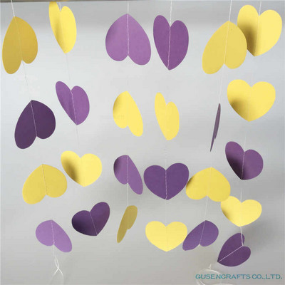 4 metri inimă puncte hârtie Steagul Petrecere ghirlandă clopoțel decor Banner Bunting pentru ziua de naștere eveniment de nuntă