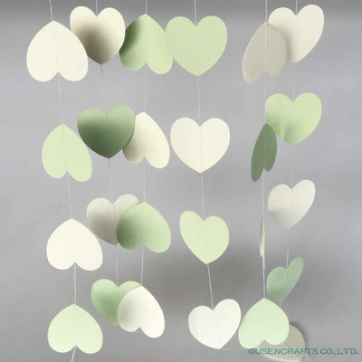 4 metri inimă puncte hârtie Steagul Petrecere ghirlandă clopoțel decor Banner Bunting pentru ziua de naștere eveniment de nuntă