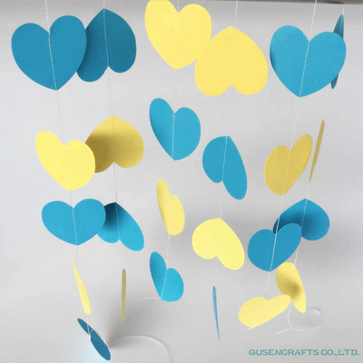 4 metri inimă puncte hârtie Steagul Petrecere ghirlandă clopoțel decor Banner Bunting pentru ziua de naștere eveniment de nuntă