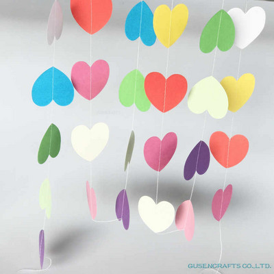 4 metri inimă puncte hârtie Steagul Petrecere ghirlandă clopoțel decor Banner Bunting pentru ziua de naștere eveniment de nuntă