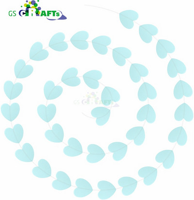 4 metri inimă puncte hârtie Steagul Petrecere ghirlandă clopoțel decor Banner Bunting pentru ziua de naștere eveniment de nuntă