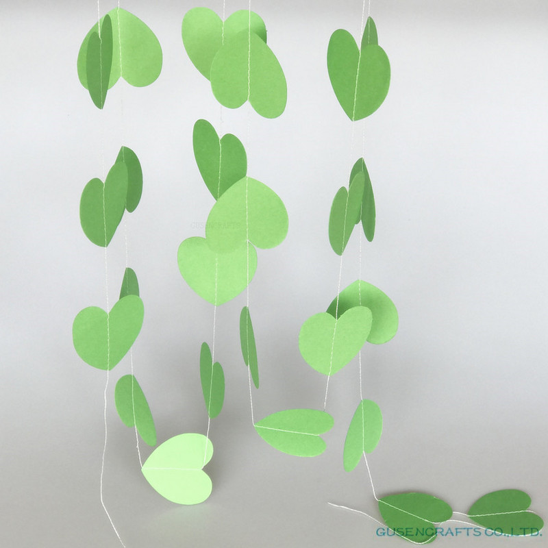 4 metri inimă puncte hârtie Steagul Petrecere ghirlandă clopoțel decor Banner Bunting pentru ziua de naștere eveniment de nuntă